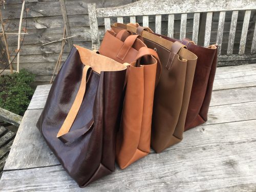Genuine Cohide Leather Raw Edge Slouchy Tote Handbag Shoulder Bag Purse  Fashion | eBay