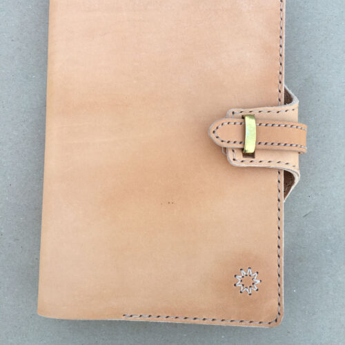 Leather A5 Journal Cover Style 3 - Downloadable PDF